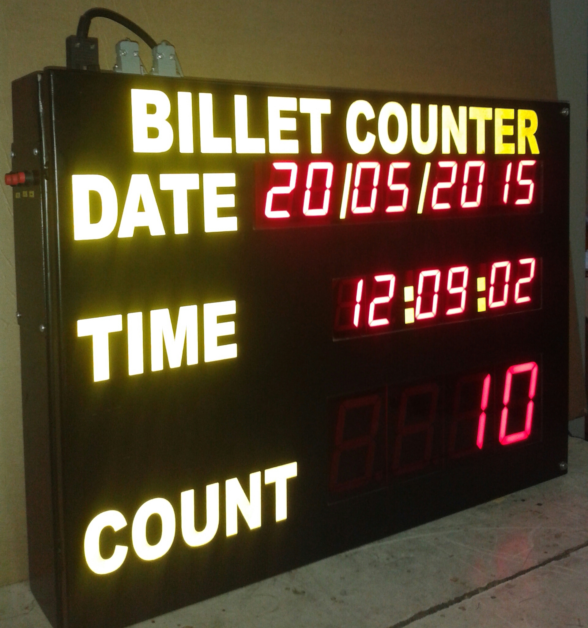 Progrmmable Billet Counter with Data Log